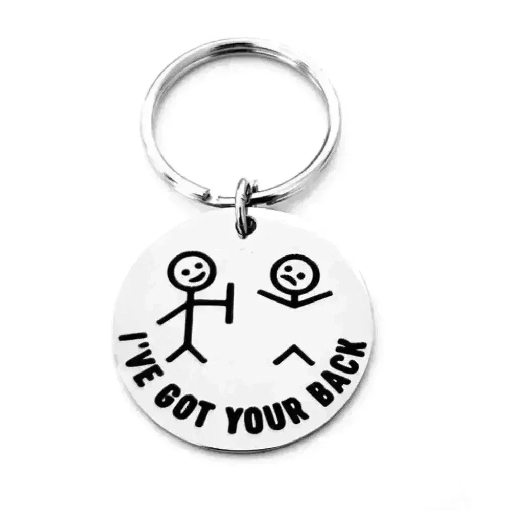 I've got your back Stainless Steel Keychain